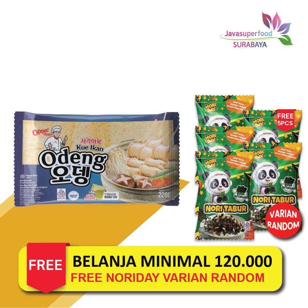 

Oden Odeng 6 Lembar Eomuk Korean Fish Cake 200g+ 20g Bumbu [ Halal ]