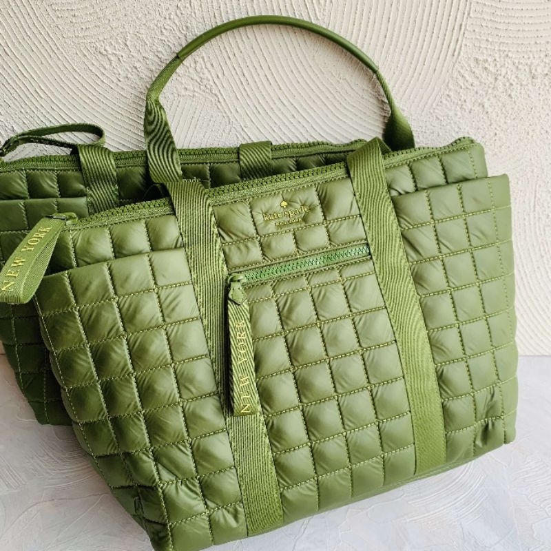 Tas Kate Spade Camden Tote Nylon Green