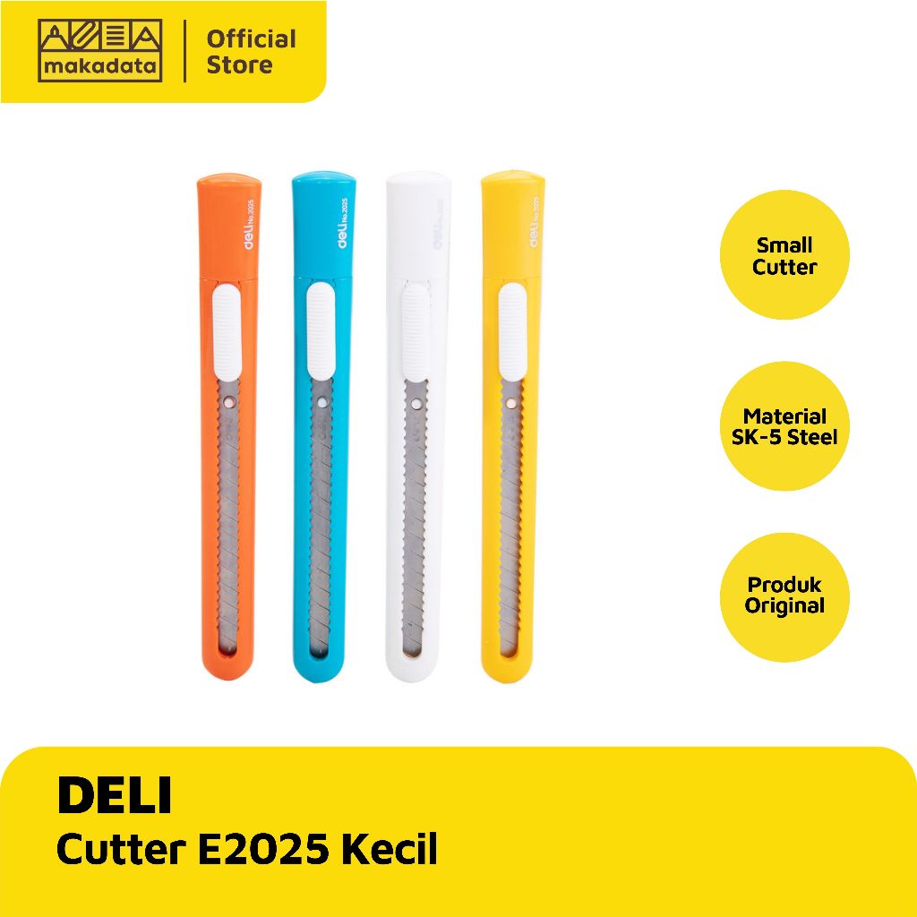 

PISAU CUTTER KECIL E2025 DELI (1 PCS) MURAH