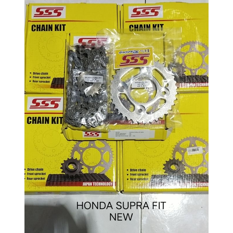 GIR SET SSS GIR DEPAN+GIR BELAKANG+RANTAI SSS