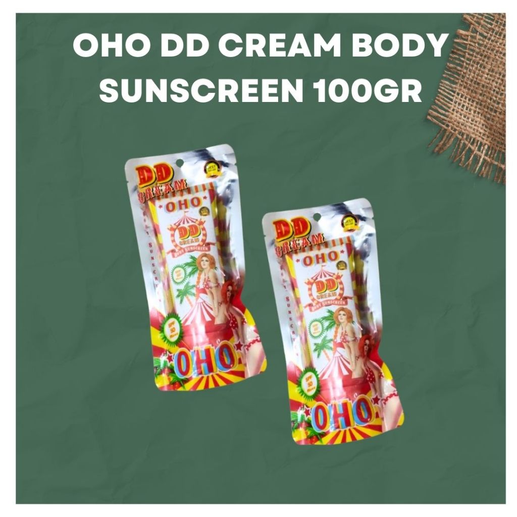 oho dd cream body sunscreen 100gr