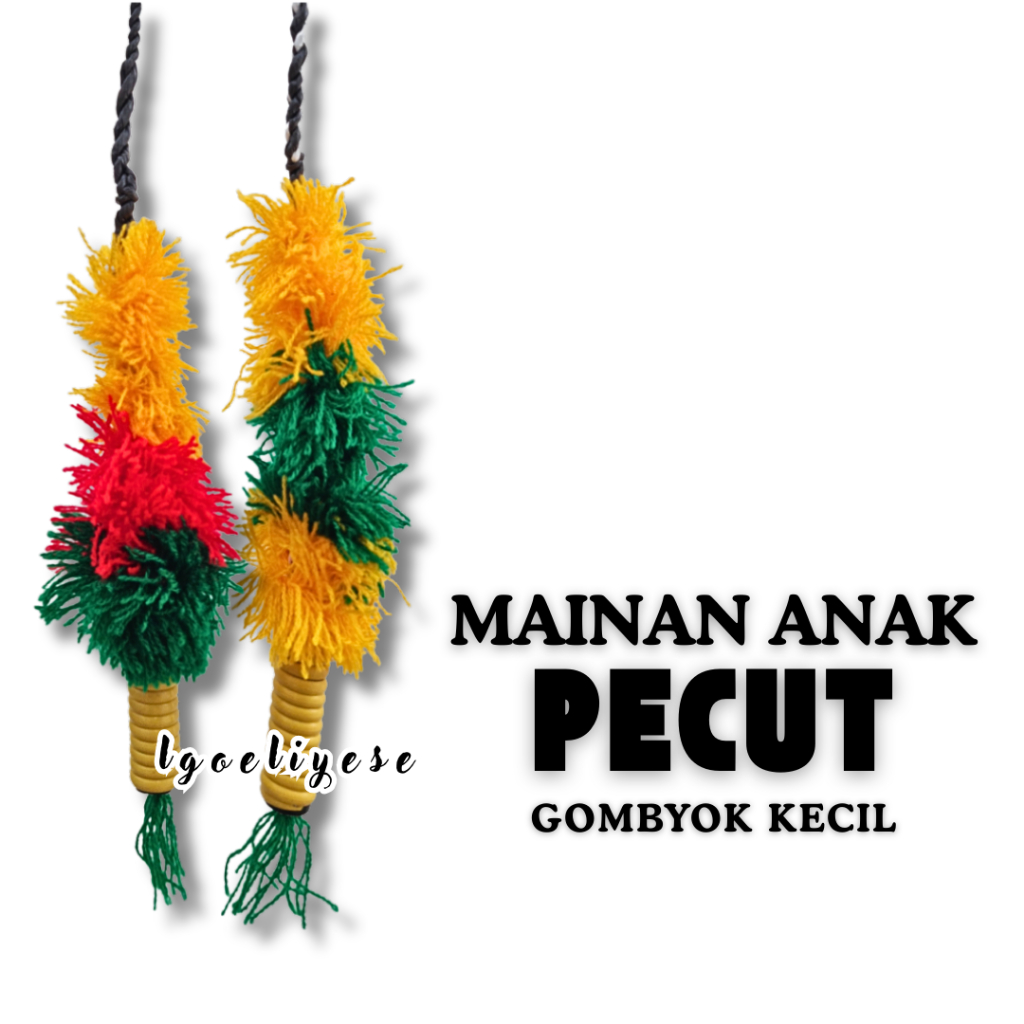 Pecut Gombyok Kecil / Mainan Anak Pecut Murah / Pecut Jaranan