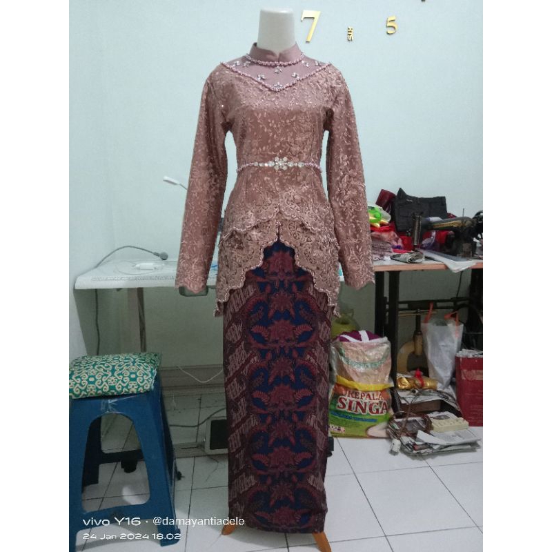 Jasa Jahit Online Set Kebaya Wisuda jahitan rapih