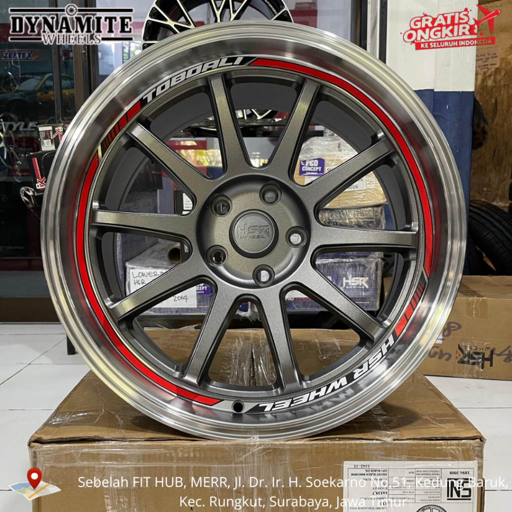 VELG RACING SPEK INNOVA REBORN INNOVA VENTURER R18 LEBAR 9 VELG HSR TOBOALI UTK ZENIX CRV HRV BRV CI