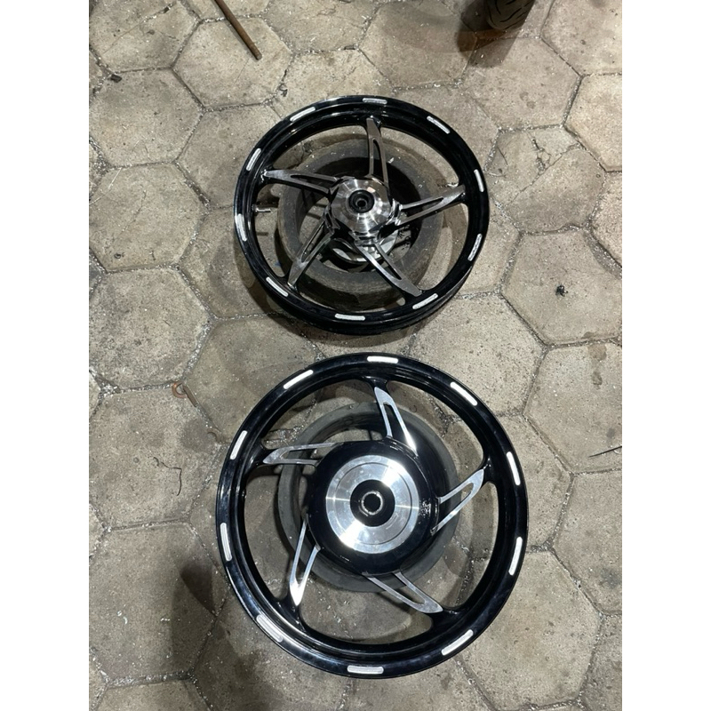 velg honda SCOOPY BEAT GENIO VARIO 110 ORIGINAL custom bubut