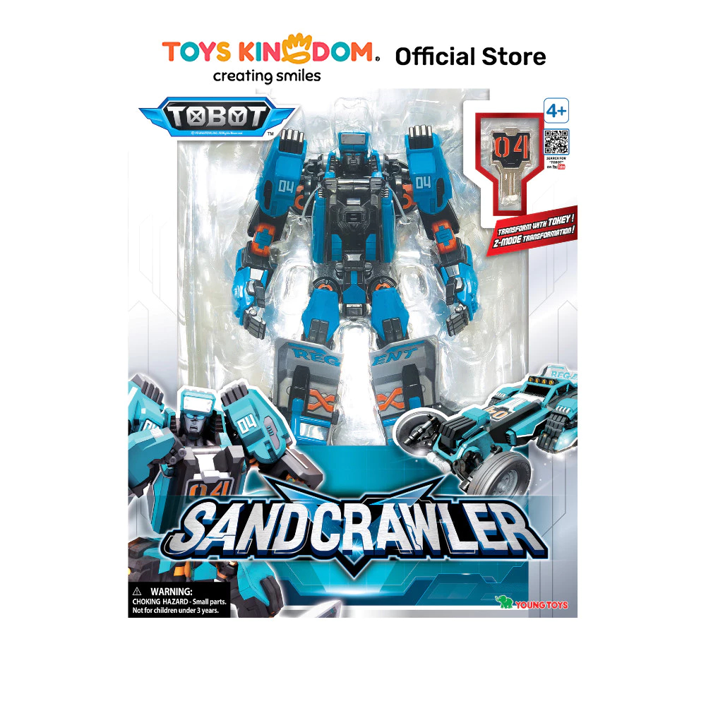 Tobot Robot Galaxy Detectives Sand Crawler - Mainan Mobil Transformasi Robot Anak Laki-Laki