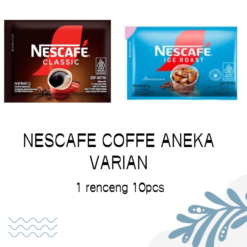 

Nescafe Classic Kopi Instan 1 renceng