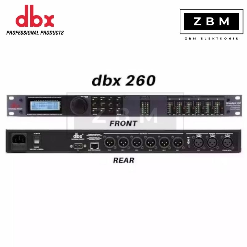 Management dbx 260 Driverack dbx260