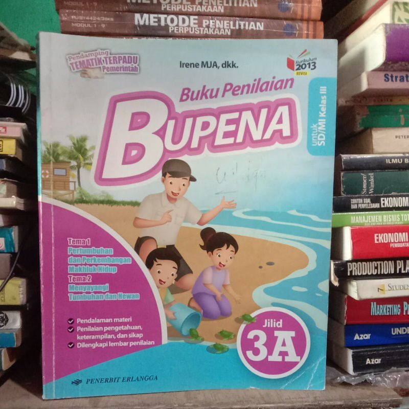 Buku Bekas Original Bupena 3A Kurikulum 13 Revisi