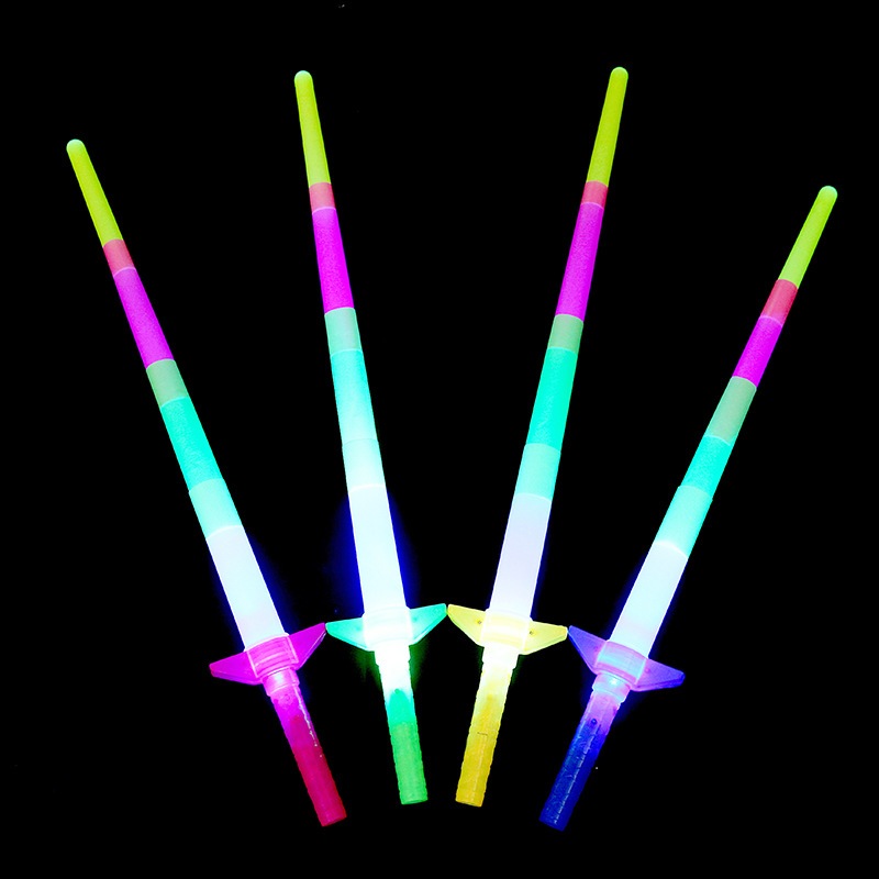 BY Pedang Naruto LED Stick Mainan Lightsaber Panjang Pendek Lampu Star War Sword