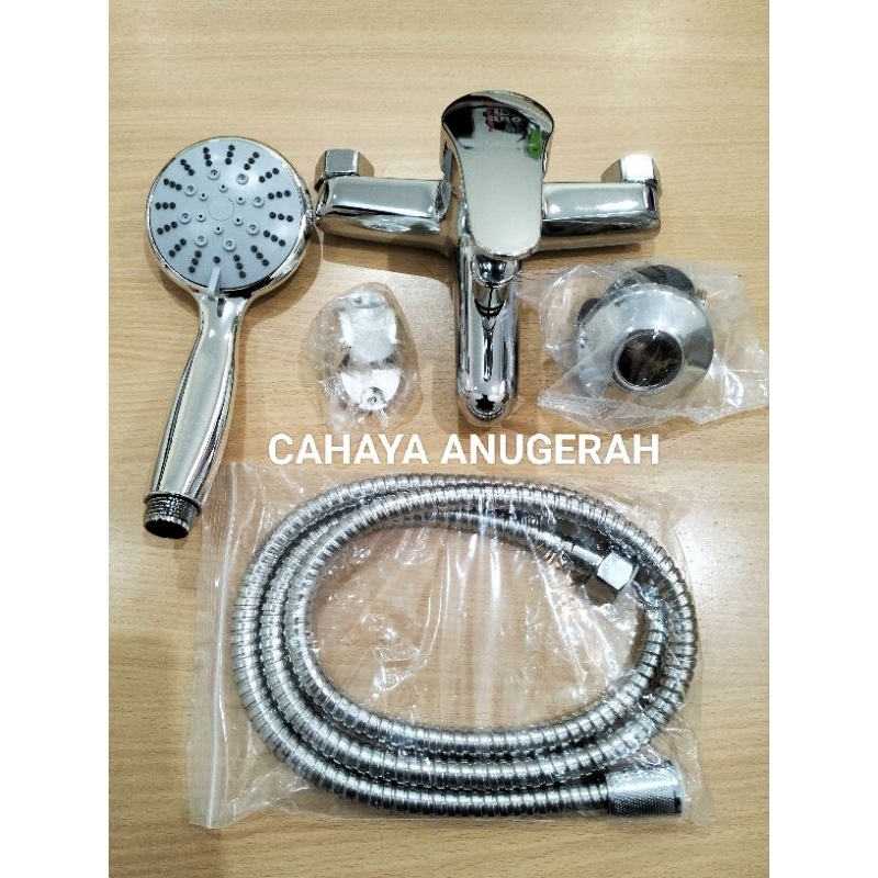KRAN PANAS DINGIN FAUCET / SHOWER PANAS DINGIN / SHOWER MIXER SET / KRAN PANAS DINGIN BATH SHOWER