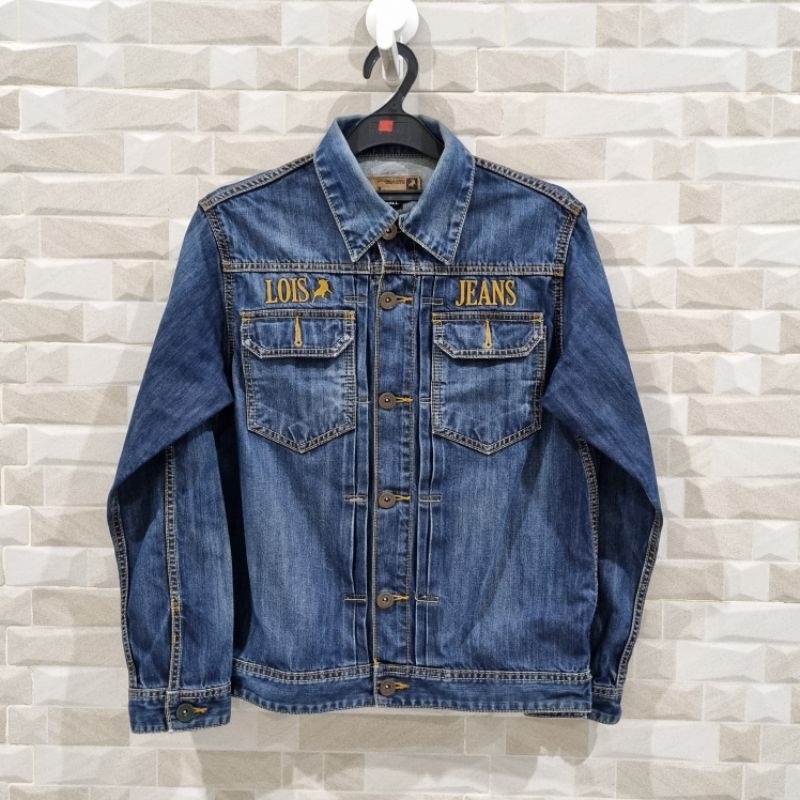 PRELOVED jaket jeans merk Lois