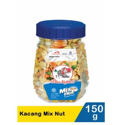 

Dua Keliniei Kacang Mix Nut 150gr,Lofet rasa daun jeruk 120gr Dua kelinci