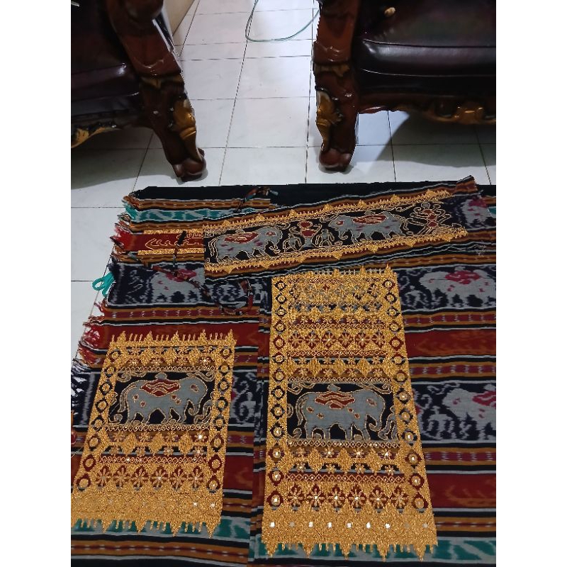 rok tapis lampung / sarung tapis perempuan / rok lilit