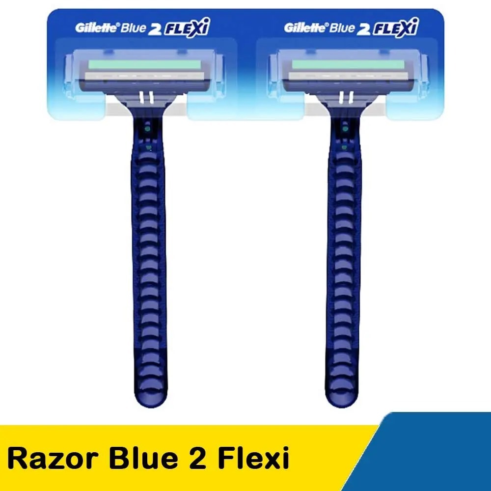 Gillette Razor Blue Ii Flexi Alat Cukur Jenggot Original