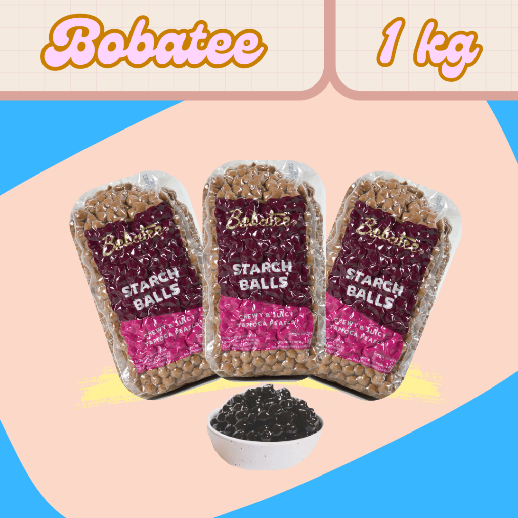 

Boba Pearl Bobatee / Boba Pearl Belza / Boba Tapioka 1 kg