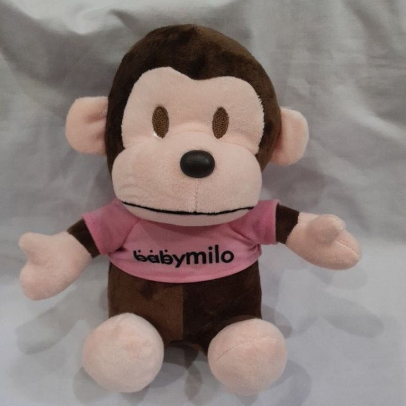 Boneka Baby Milo Kecil Bahan Yelvo Ber T shirt