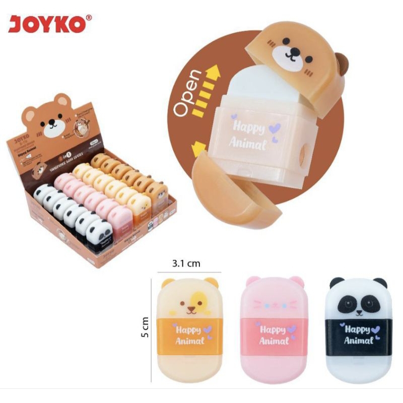 

Serutan pensil+penghapus Joyko B-176 (1pcs)