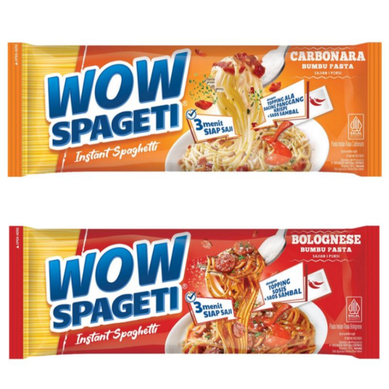 

Paket WOW Spaghetti Instan Creamy Carbonara & Meaty Bolognese Noodles
