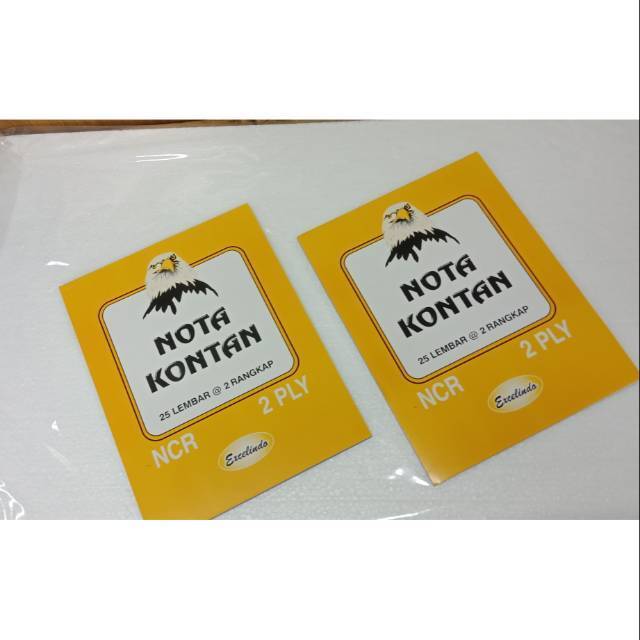 

Nota Kecil 2ply / Nota Kontan Murah