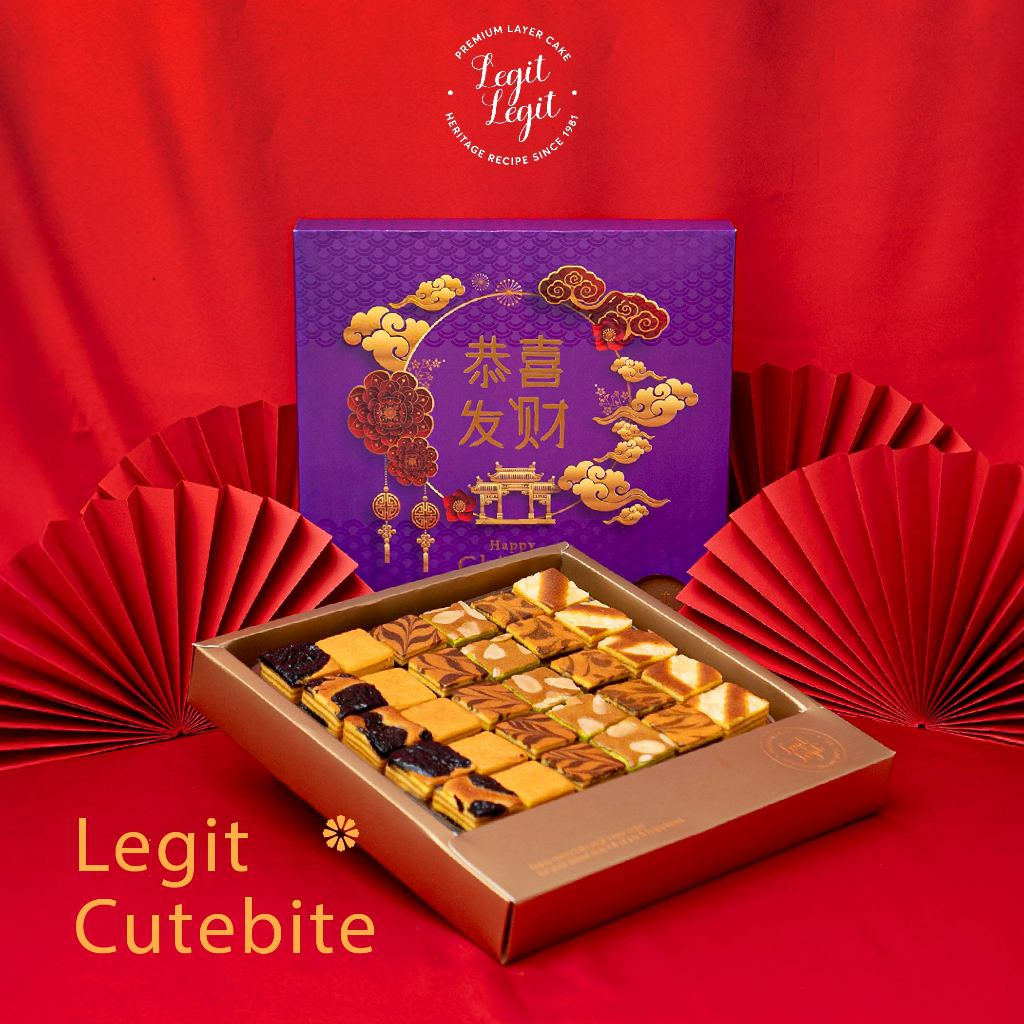 

Legit Legit Lapis Legit Cute Bite Mix (Full Wisman) - Chinese New Year Hampers | Lunar New Year Hampers | Hampers Imlek | Parcel Imlek | Hadiah Imlek | Paket Kue