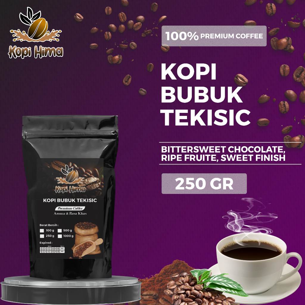 

kopi.hima - bubuk kopi tekisic berat 250 gram premium roasting