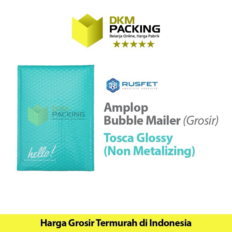 

Amplop Bubble Mailer Wrap Envelope Rusfet Premium Termurah/Satuan