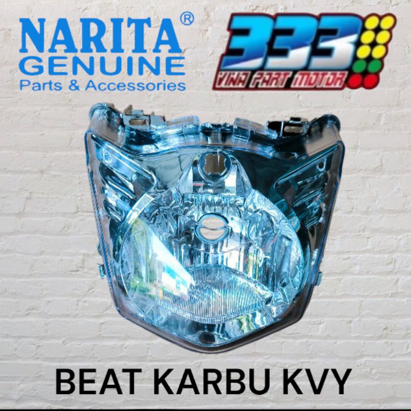 REFLEKTOR LAMPU DEPAN BEAT KARBU KVY LAMPU DEPAN BEAT KARBU