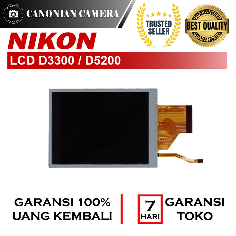 Good Quality LCD Kamera Nikon D3300 & D5200 With Backlight
