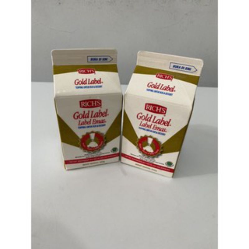 

Rich gold label 500 gr