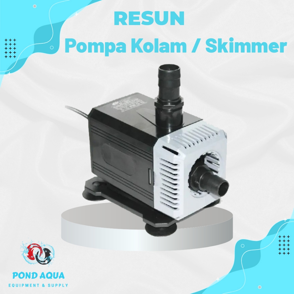 Pompa Skimmer Drain Kolam Koi Resun 9000 LPH Pompa Skimer Drain Pump