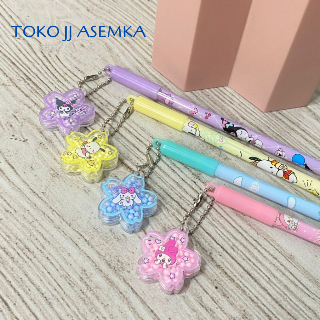 

PULPEN BINTANG SANRIO PEN GANTUNGAN MANIK BOLPEN PULPEN PENA ATK SEKOLAH ANAK LUCU UNIK COD MURAH