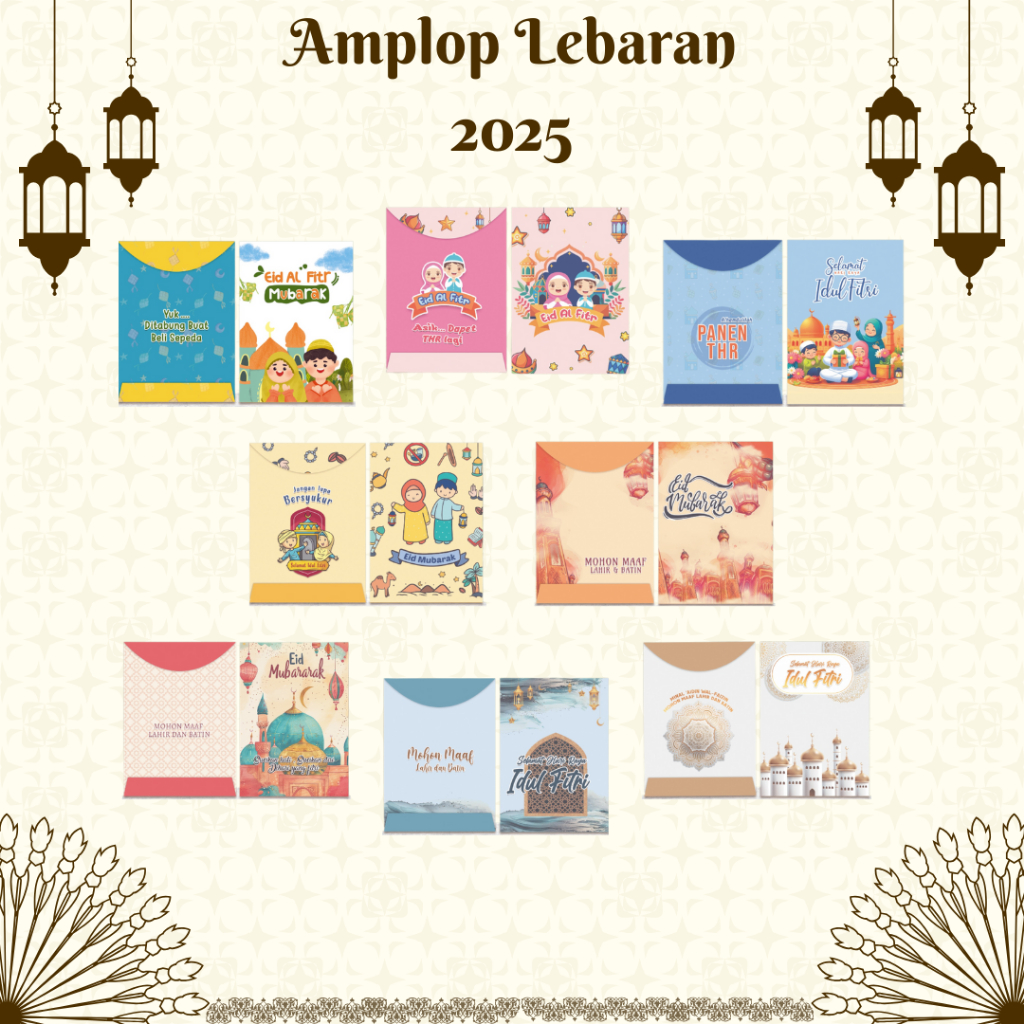 

Amplop Lebaran Idul Fitri atau Angpau Lebaran 2025 Unik Kekinian Terbaru Isi 20 pcs Juwara Harga Termurah