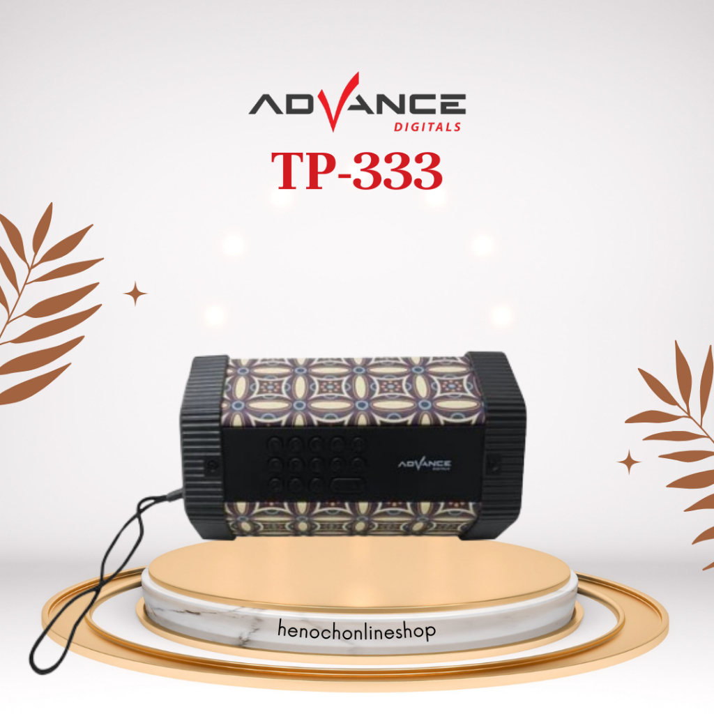 Speaker bluetooth music box advance TP-333/ TP333 batik