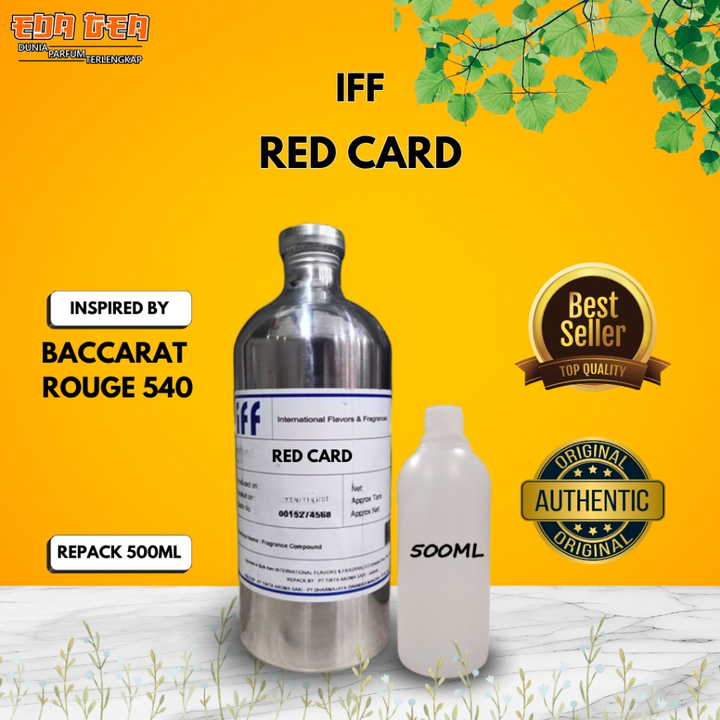 BIBIT PERFUME IFF | RED CARD INSPIRED BACCARAT ROUGE 540 | IFF| 500ML| REPACK