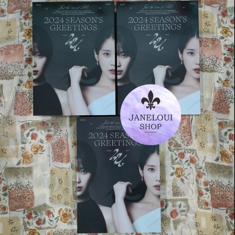 [CLEARANCE SALE] Sharing IU 2024 SEASON'S GREETINGS JUST THE TWO OF IUS / LS IU lightstick Ver 3 I-K