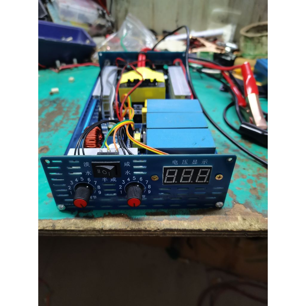 SAMUS 1239 12V 8000W Inverter setrum Ultrasonik Mini Perlindungan Sirkuit Pendek Daya Tinggi Elektro