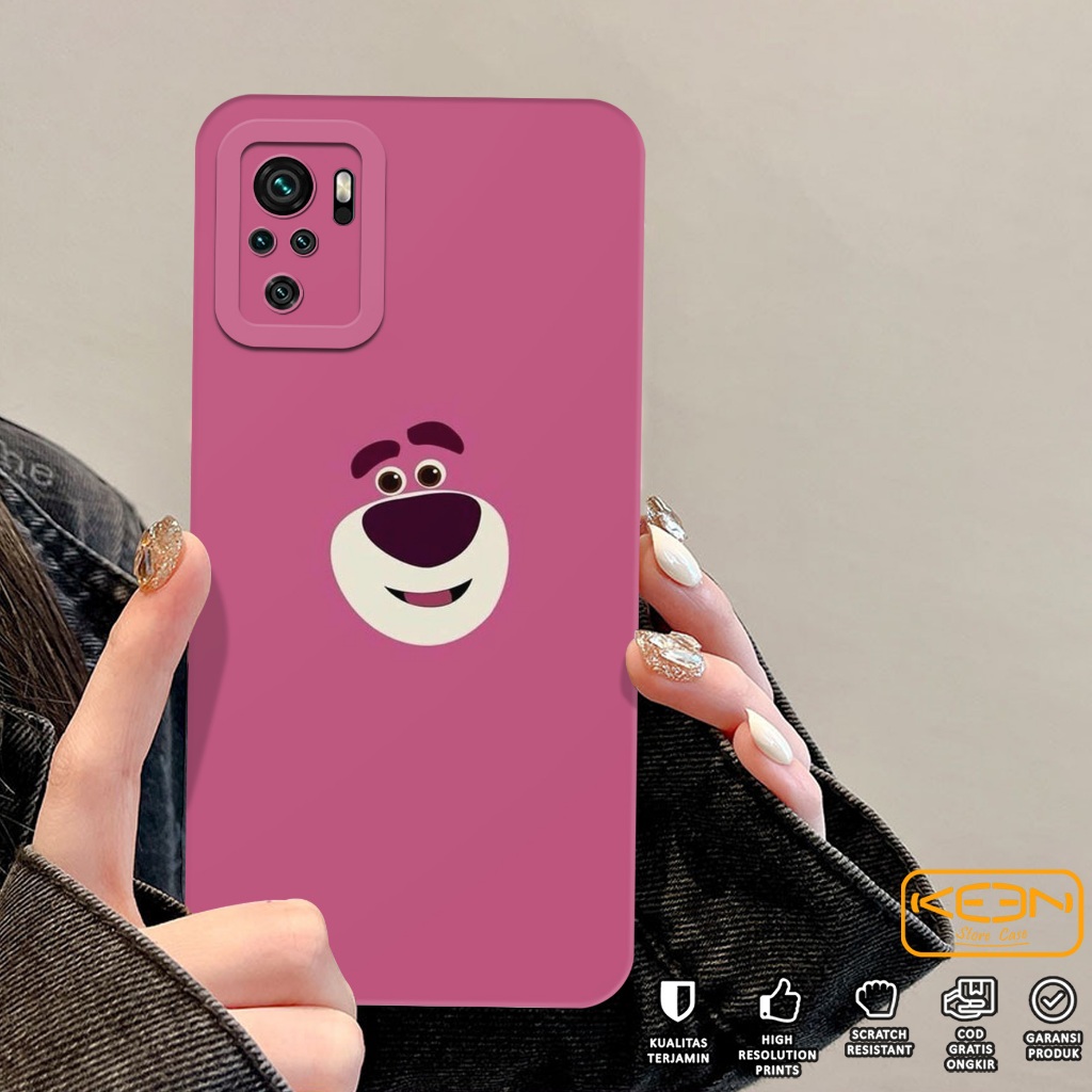 Case Xiaomi Redmi Note 10/Note 10S - Casing Hp Xiaomi Redmi Note 10/Note 10S Motif Lotso - Softcase 