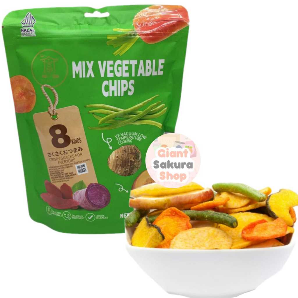 

Tianfu Mix Vegetable Chips / keripik sayuran / cemilan impor