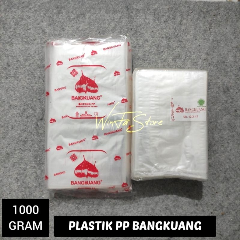 1 KG Plastik PP Plastik Kaca Bening Laundry Plastik Kerupuk Aksesoris 12x17 15x21 18x25 20x30 22x35 