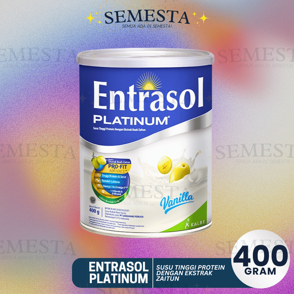 

ENTRASOL PLATINUM 400 g - Susu Bergizi Untuk Lansia