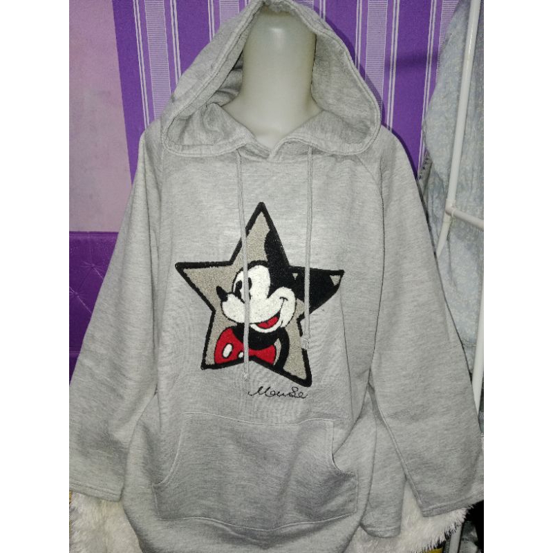 Preloved jaket hoodie micky mouse
