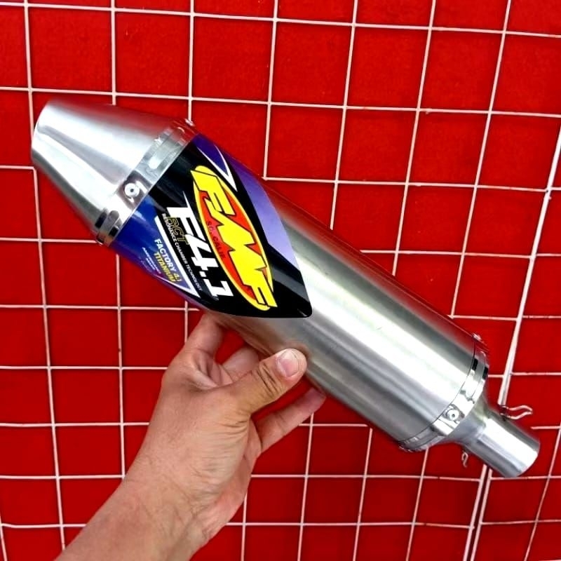 fmf f.4 Exhaust racing canister only inlet 38 mm/ Muffler only fmf f4 stainless