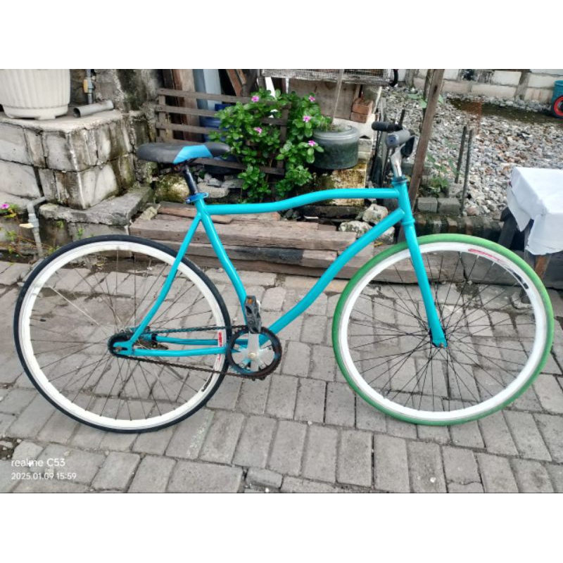 SEPEDA FIXIE BEKAS UK 20" & UK 26" NORMAL CAT ULANG (REPAINT) / SEPEDA FIXIE DEWASA SECOND UKURAN 20