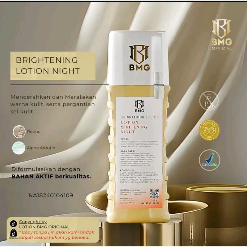 BMG Lotion anggur BPOM / Lotion BMG