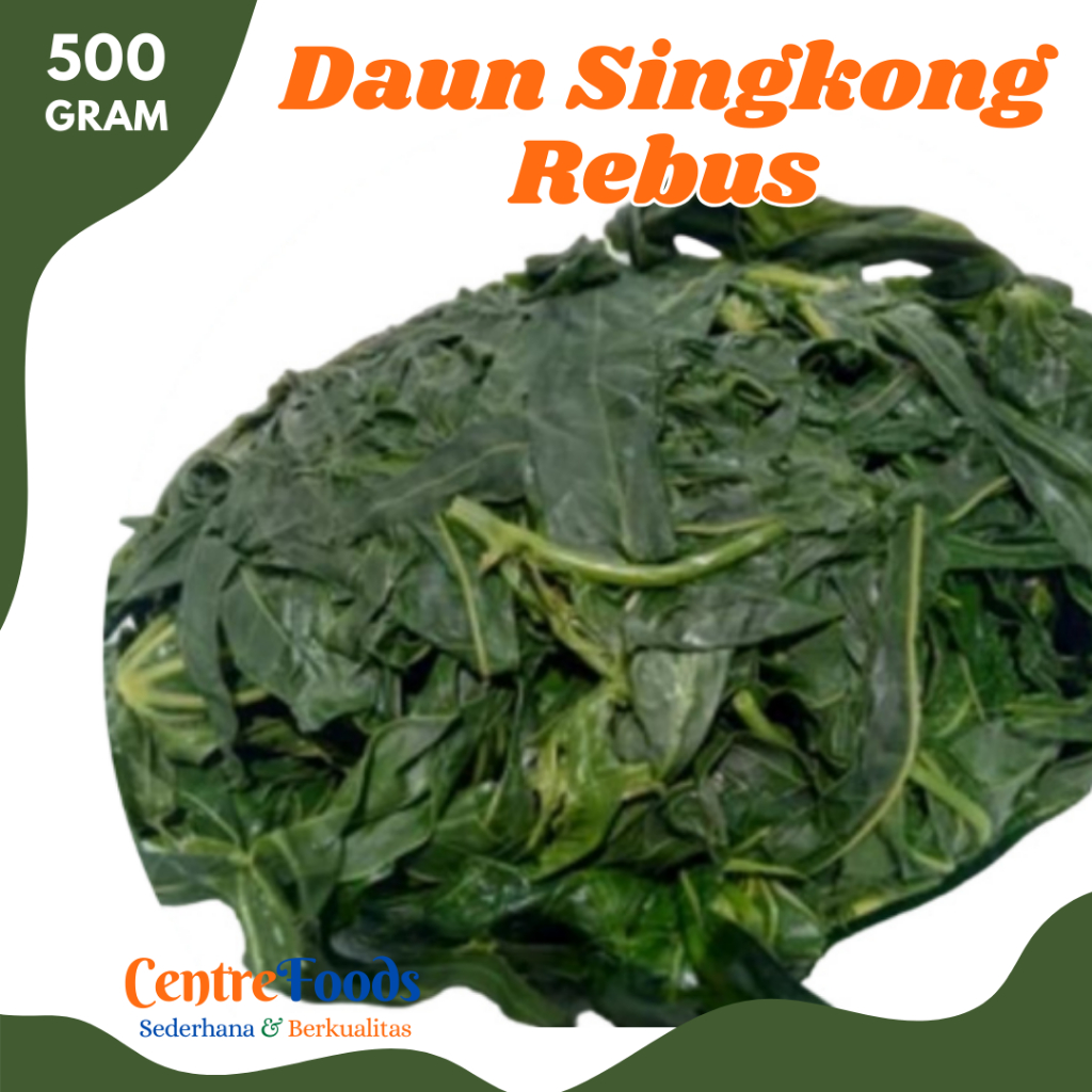 

DAUN Singkong - Rebus Fresh | 500gr [ Harga Per 0,5 Kg ]