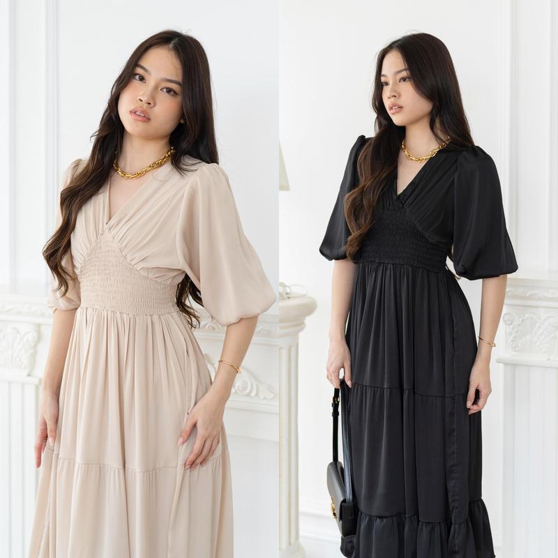 sherene dress//dress wanita//dress casual//dres korea style//dres cod kekinian