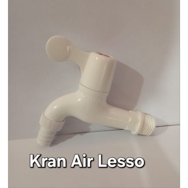 Kran Taman PVC Lesso / Kran Air Taman Plastik Lesso Engkol / Kran Air Engkol Lesso