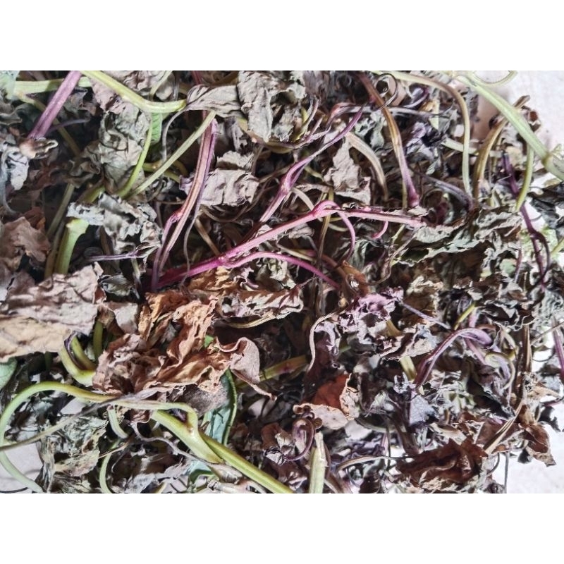 

daun ubi jalar ungu kering 100gram