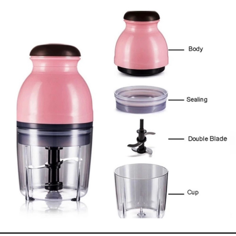 Blender Kapsul Electric 450 ML Blender MPASI Blender Chopper Jus Dan Penggiling Daging